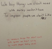 Bathroom graffiti