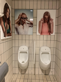 Bathroom in Swiss gas station I stopped at