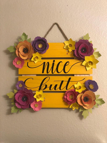 Bathroom Sign by my Wife