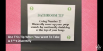 Bathroom Tip
