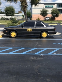Batman has fallen on some hard times