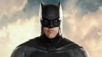 Batman looks like he is protesting mask wearing the immaturest way possible