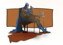 Batman Morning routine FanartMe Digital 