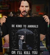 Be kind to animals