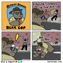 Beariff Brown Bear Cop
