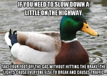Because nobody likes driving in slow choppy traffic