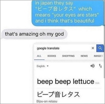 Beep beep lettuce