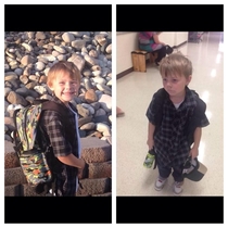 Before and after the first day of school The future suddenly looks bleak