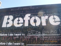 Before I die I want to