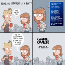 Being an introvert at a party