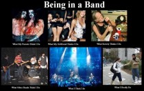 Being in a band