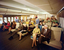 Believe it or not this was economy class seating on a Pan Am  in 