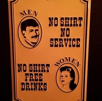 Best bar sign Ive seen I wonder how many time it has worked