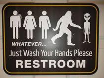 Best bathroom sign