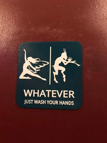 Best Bathroom Sign Ever