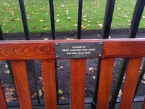 Best bench dedication plaque in Edinburgh