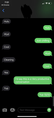 Best conversation with my GF