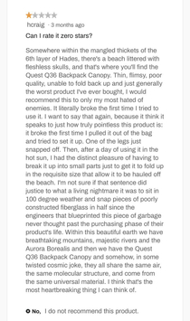 Best review I think Ive ever read