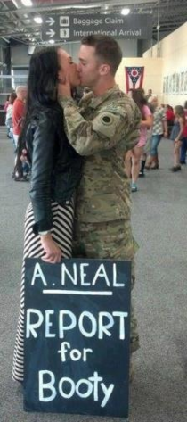 Best welcome home sign ever