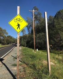 Beware of flying bicycle