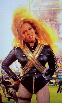 Beyonce is looking much better at this years Halftime Show