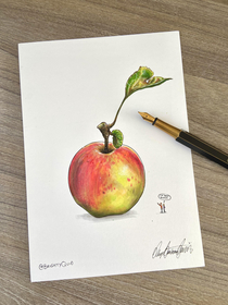 Big Apple - Ink Drawing