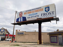 Billboard for a realtor here in Milwaukee 