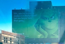 Billboard in Hollywood is crushing everyones dreams