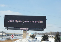 Billboard near Minneapolis MN Who are you Dave Ryan