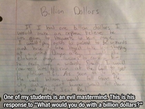 Billion dollars