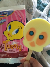 Blue Bunny Tweety Pop