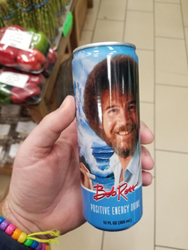 Bob Ross Positive Energy Drink