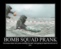 Bomb squad prank 
