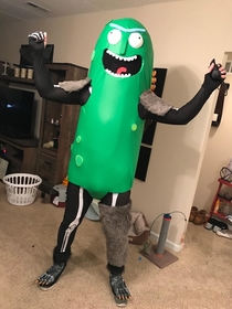 Boom big reveal My brother turned himself into a pickle