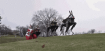 Boston Dynamics Robo-Deer and Sleigh