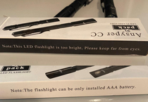 Bought a cheap flashlight on Amazon Had to share the warnings on the box
