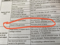 Bought a new generator and thoroughly reading the instructions
