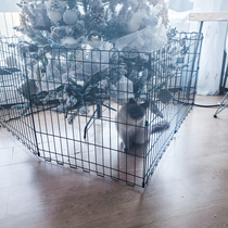 Bought a pet gate to keep my cat away from the Christmas tree