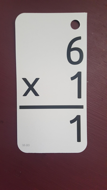Bought my son flashcards to teach him multiplication