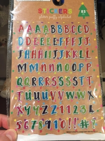 Bought this at the dollar store to spell Granny on a card but just couldnt figure out where to begin