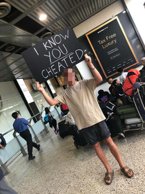 Boyfriend exposed his girlfriends cheating at the Melbourne airport arrival gate