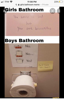 Boys bathroom