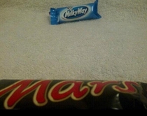 Breathtaking view of the Milky Way from the surface of Mars