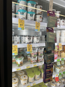 Brilliant merchandising for Ben amp Jerrys new flavor at my local Safeway