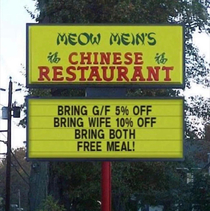 Bring both free meal