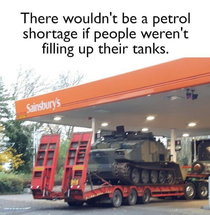 British petrol shortage