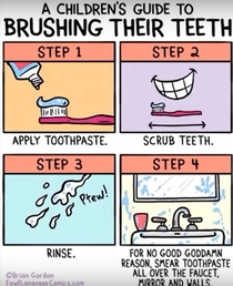 Brush your teeth kids