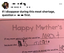 Brutally honest kindergartener on Mothers Day