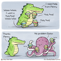Buddy Gator - Hugs