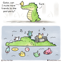 Buddy Gator - Pool Party